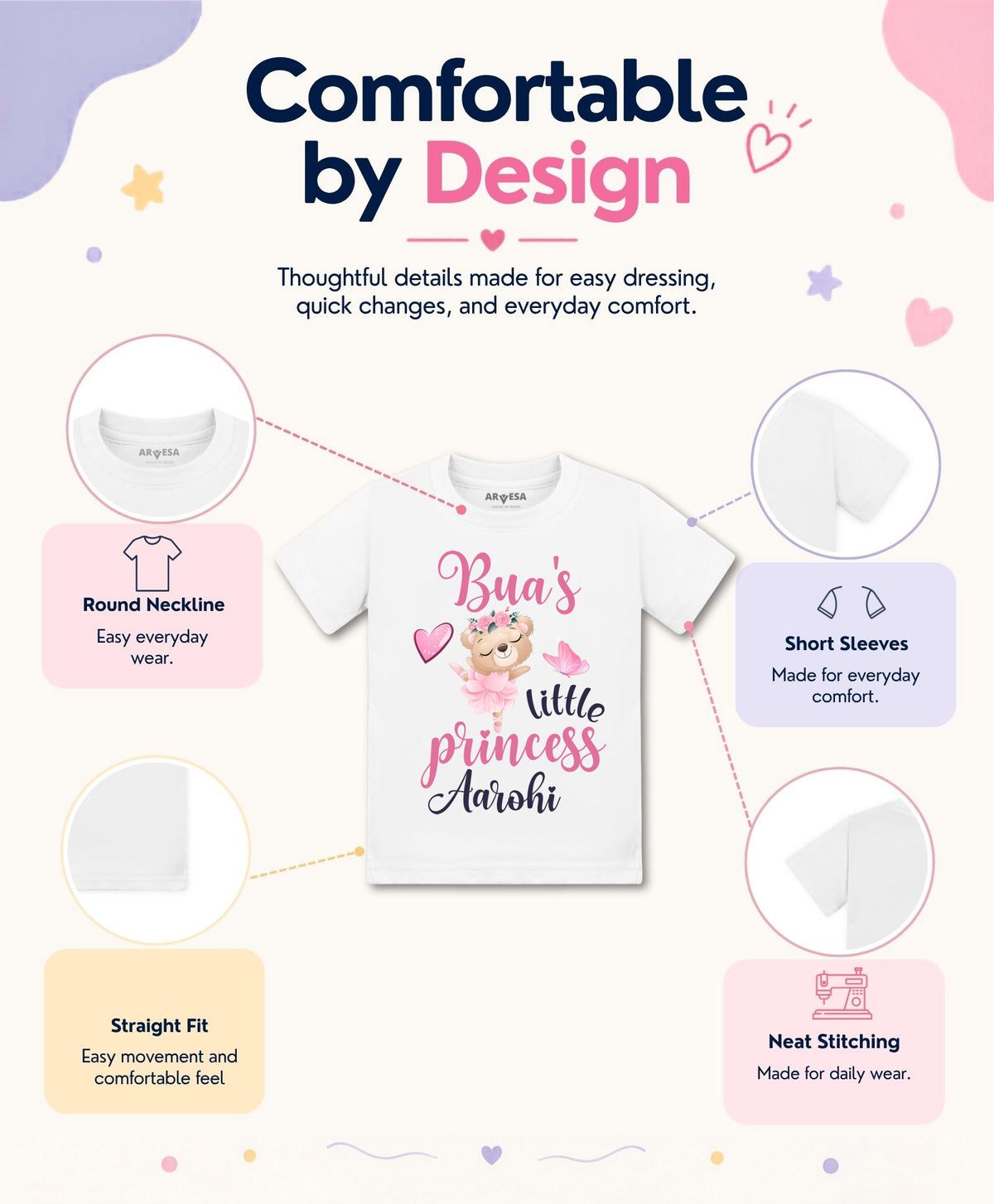 Yes | Bua Little Princess - T-shirt