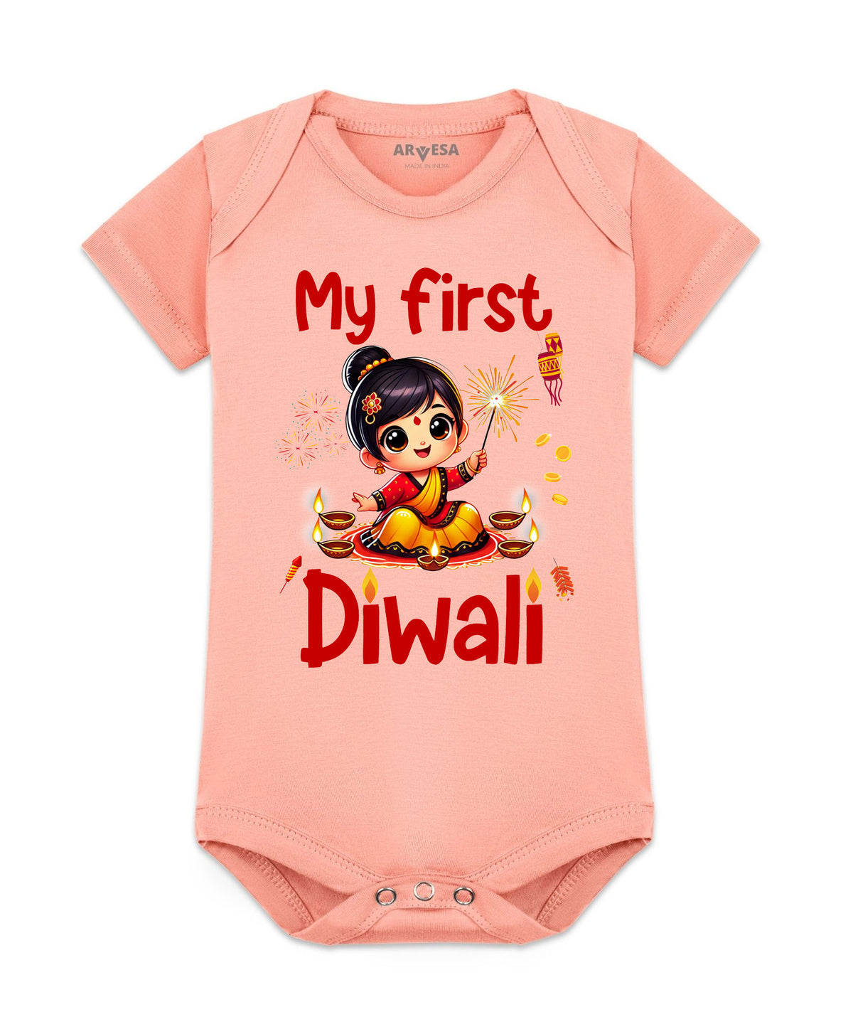 No | My First Diwali - Romper