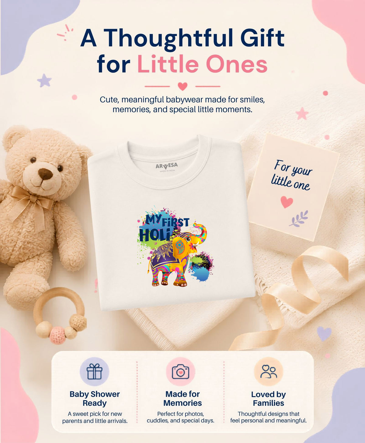 No | My First Holi - T-shirt