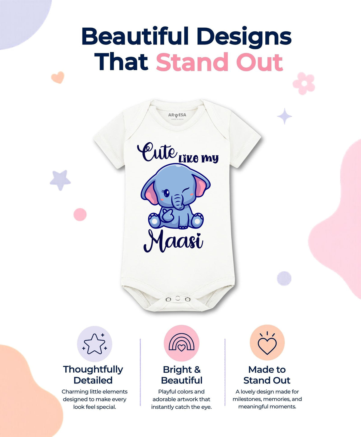 No | Cute Like My Maasi - Romper