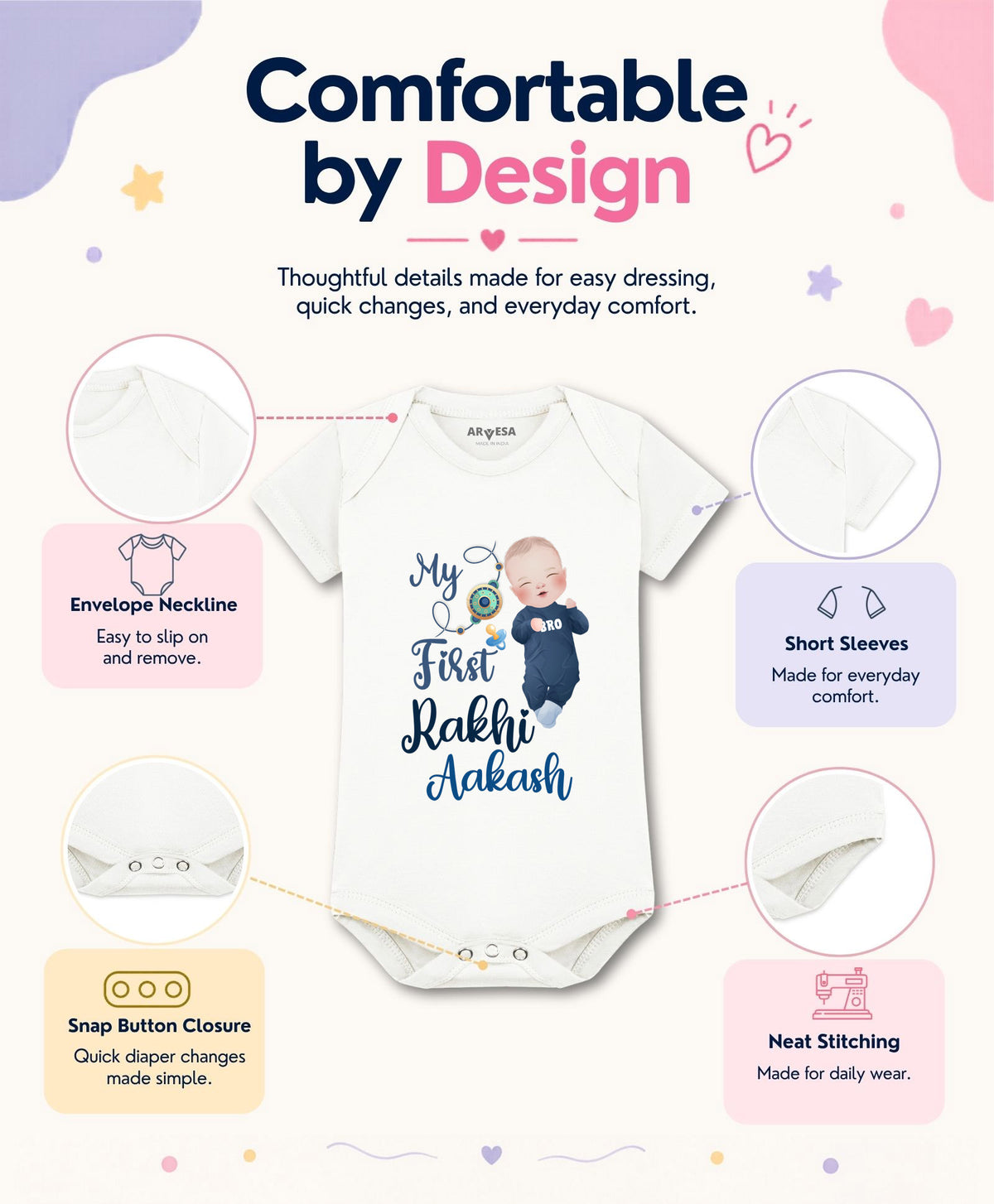 Yes | My First Rakhi - Romper