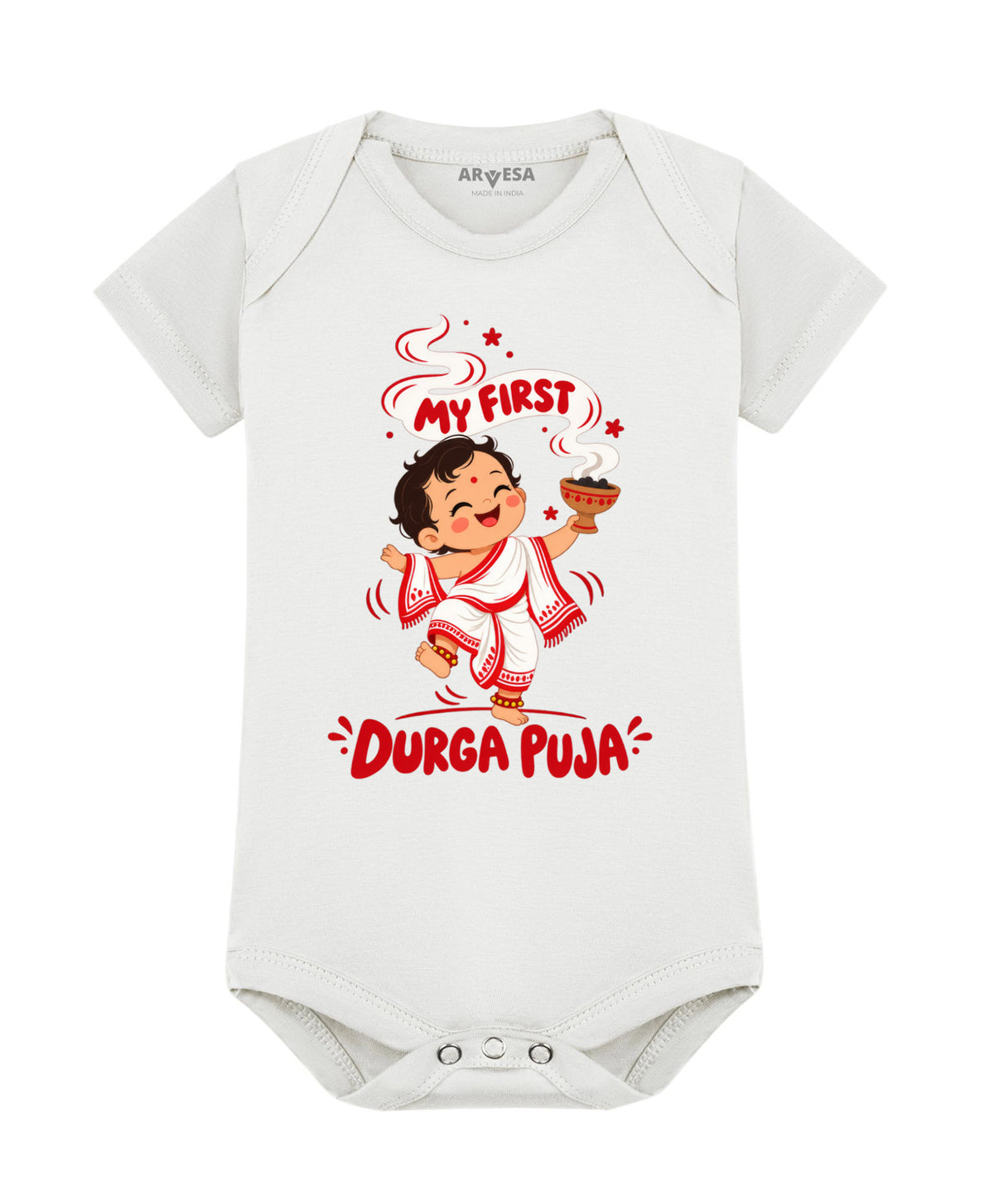 My First Durga Puja - Romper