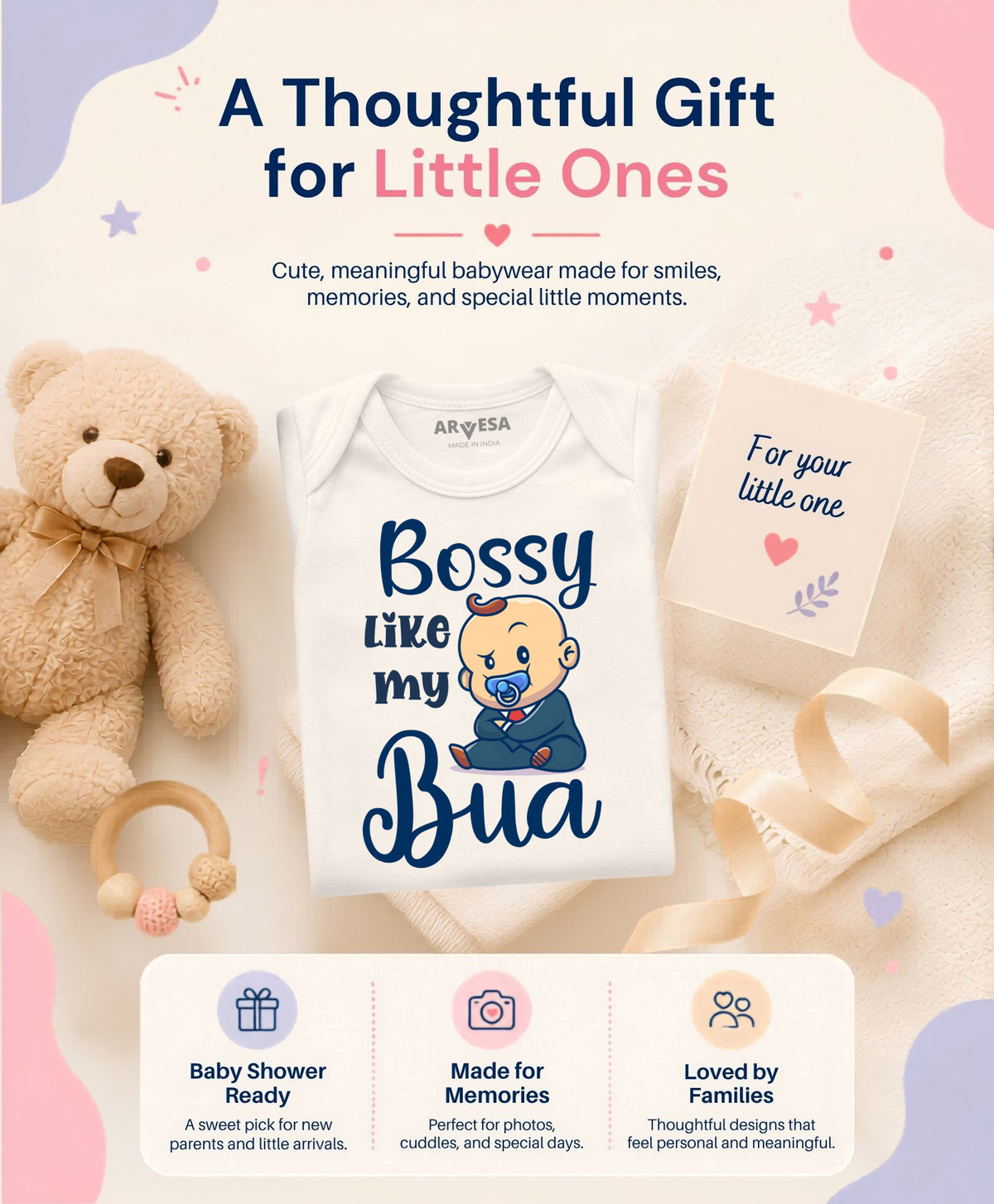 No | Bossy Like My Bua - Romper