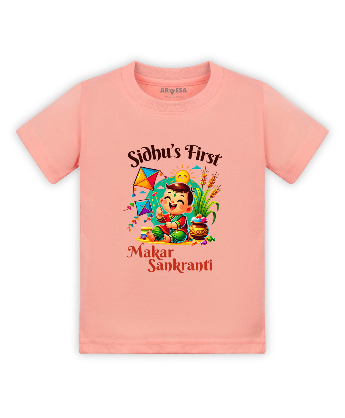 Yes | My First Makar sankranti - T-shirt