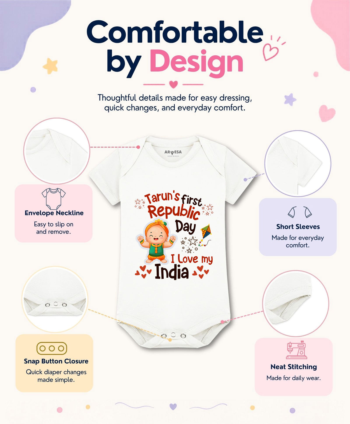 Yes | My First Republic Day - Romper
