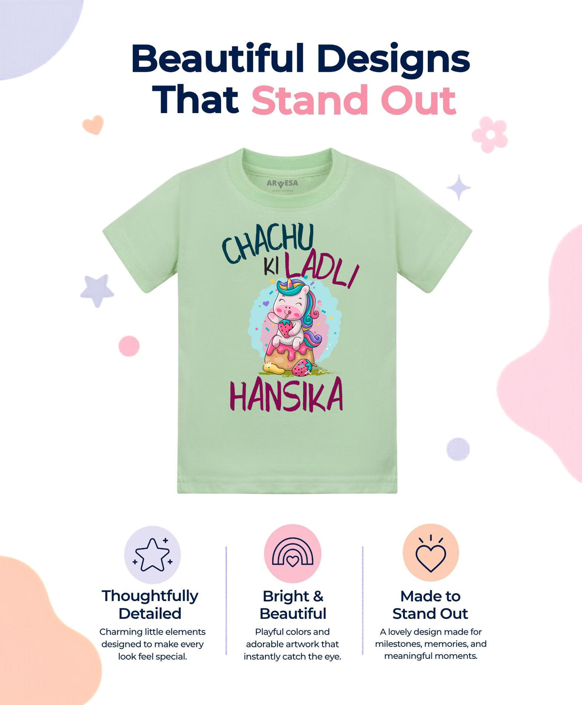 Yes | Chachu Ki Ladli - T-shirt