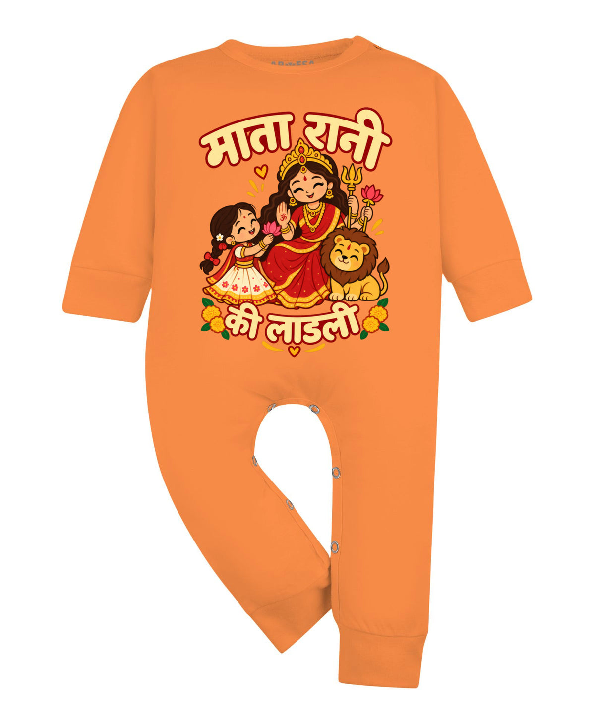Mata Rani ka Ladli hindi text Navratri - Jumpsuit