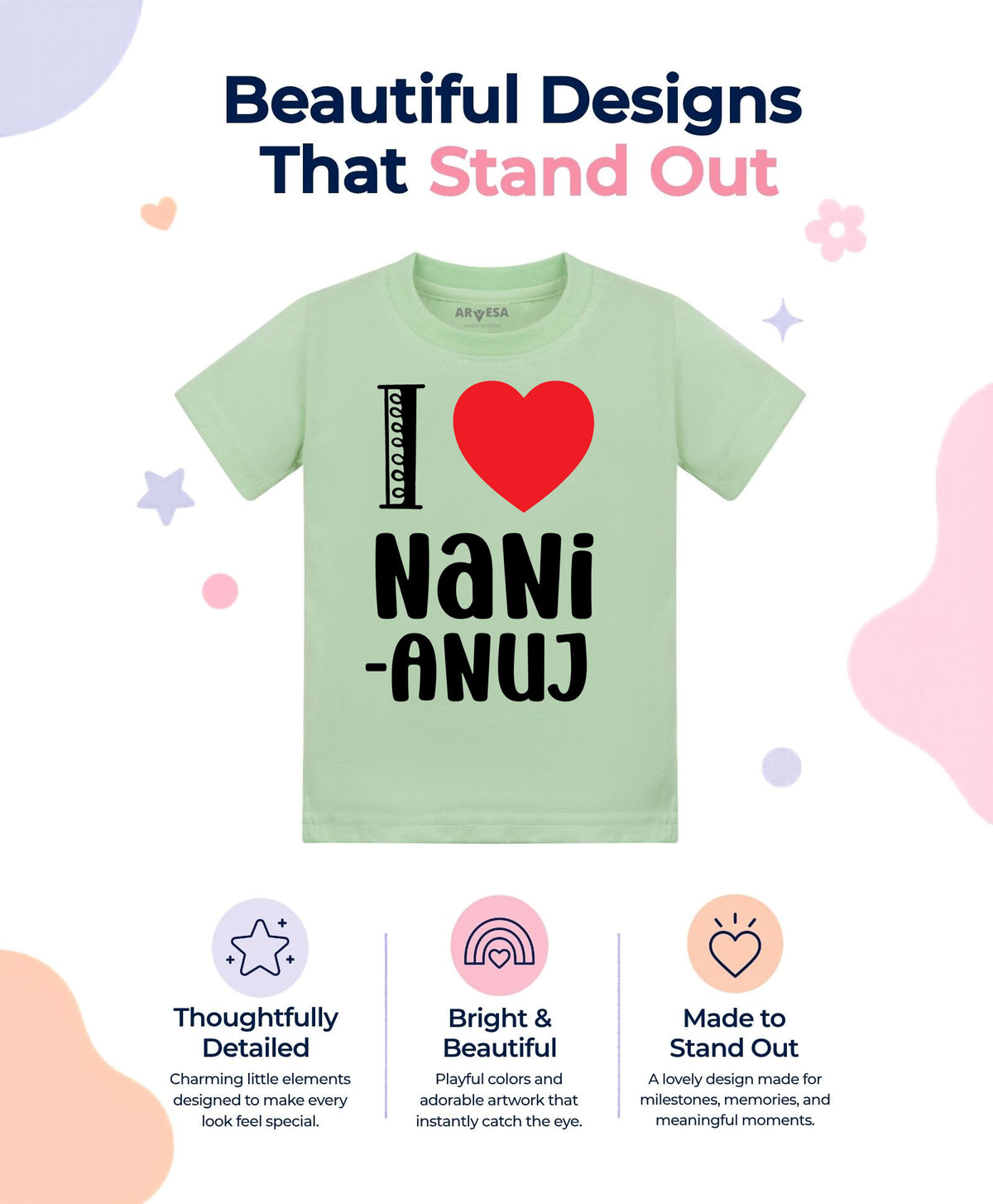 Yes | I Love Nani Nana Nani - T-shirt