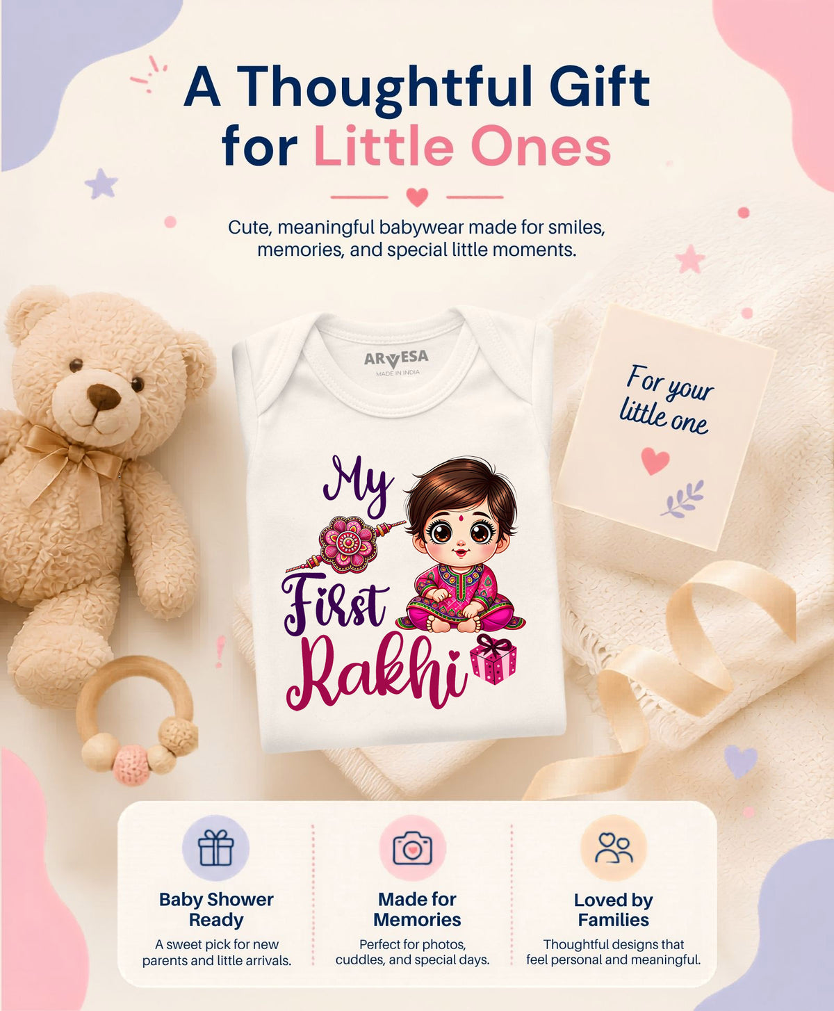 No | My First Rakhi - Romper