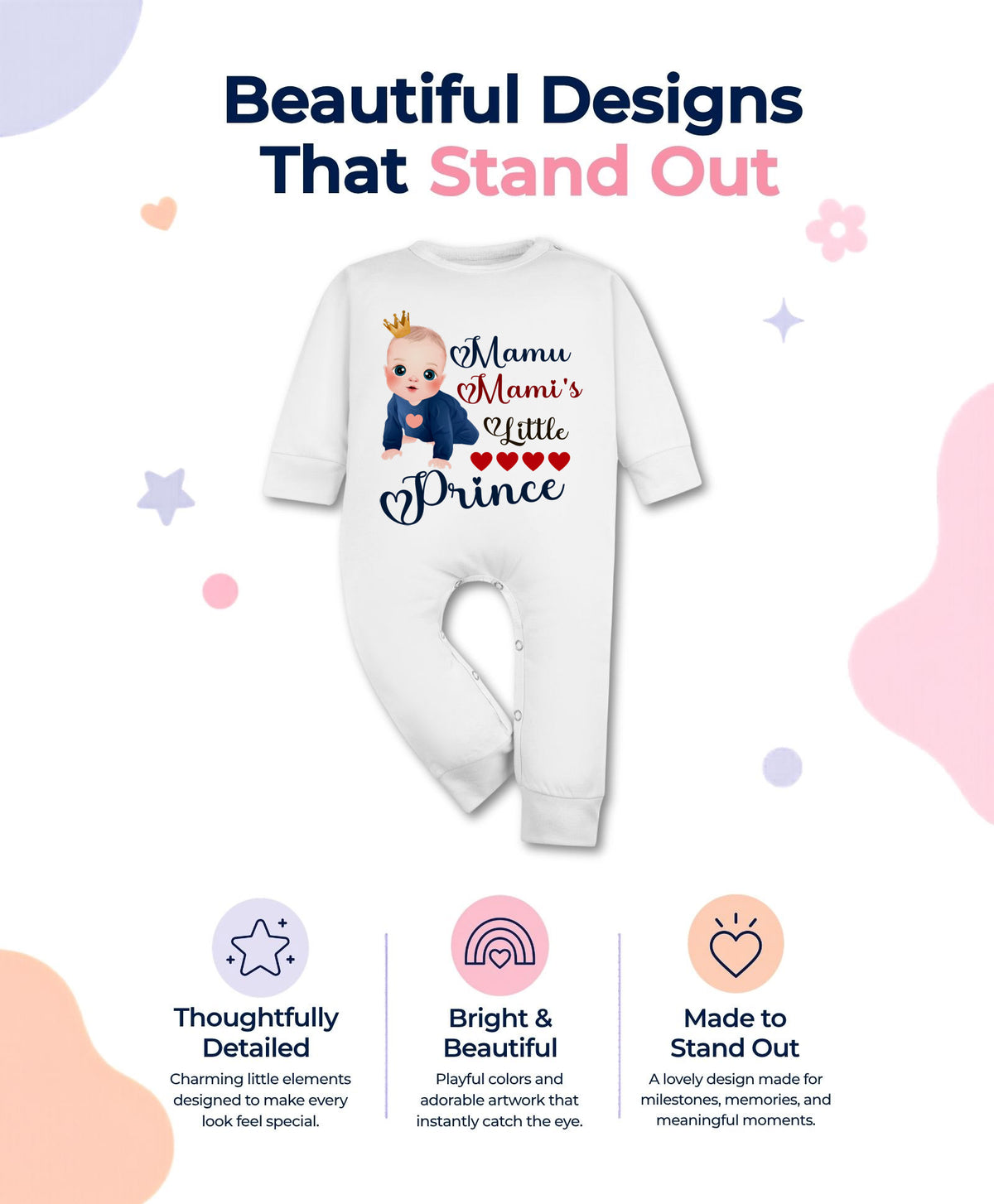 No | Mamu Mami'S Little Prince - Jumpsuit