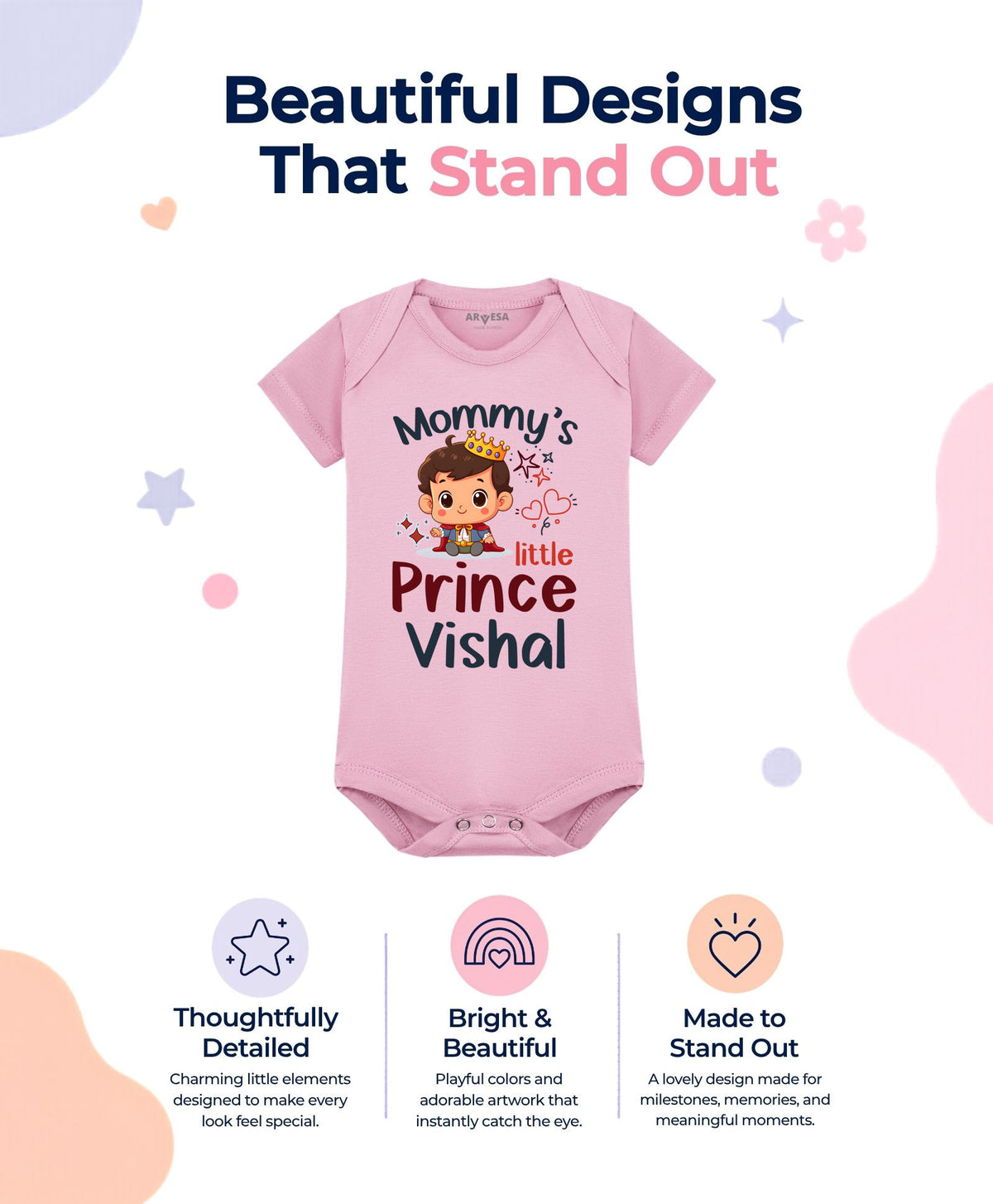 Yes | Mommy Little Prince - Romper