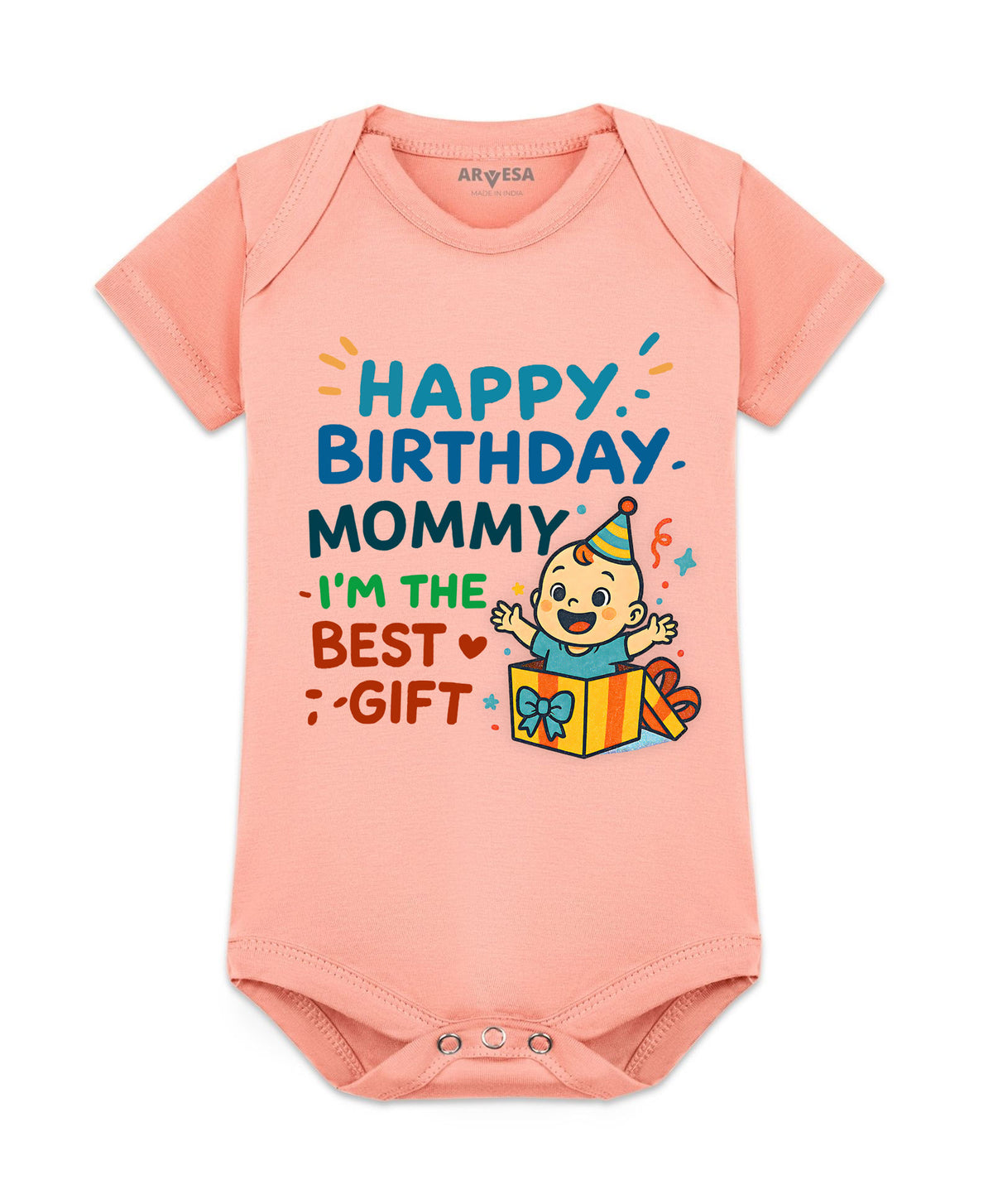 No | Happy Birthday Mommy I'm The Best Gift Mom Birthday - Romper