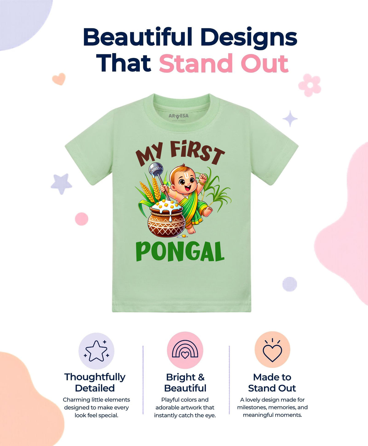 No | My First Pongal - T-shirt