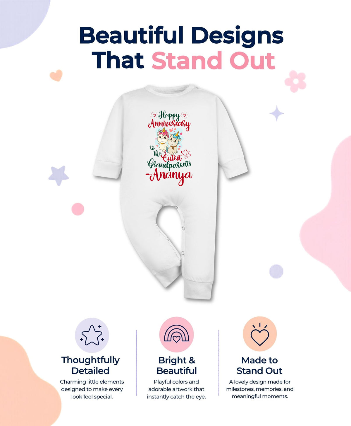 Yes | Happy Anniversay GrandParents Family Anniversary - Jumpsuit