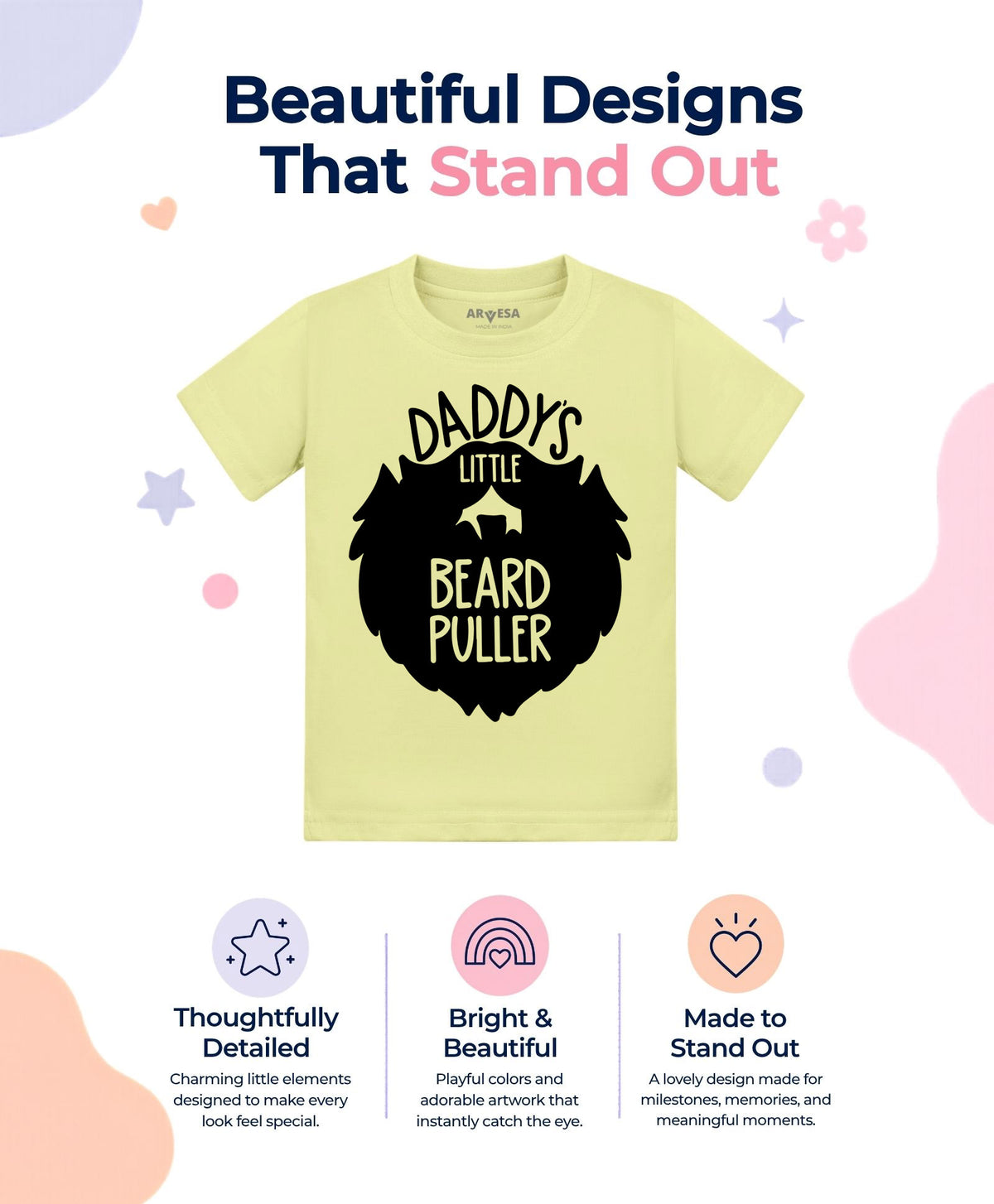 No | Daddy Little Beard Puller - T-shirt