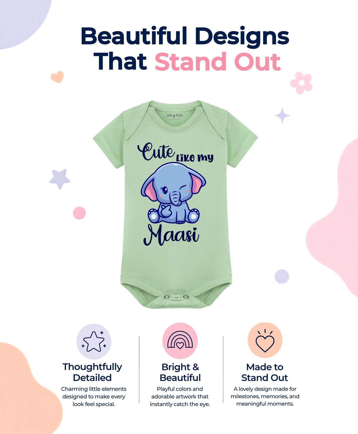 No | Cute Like My Maasi - Romper