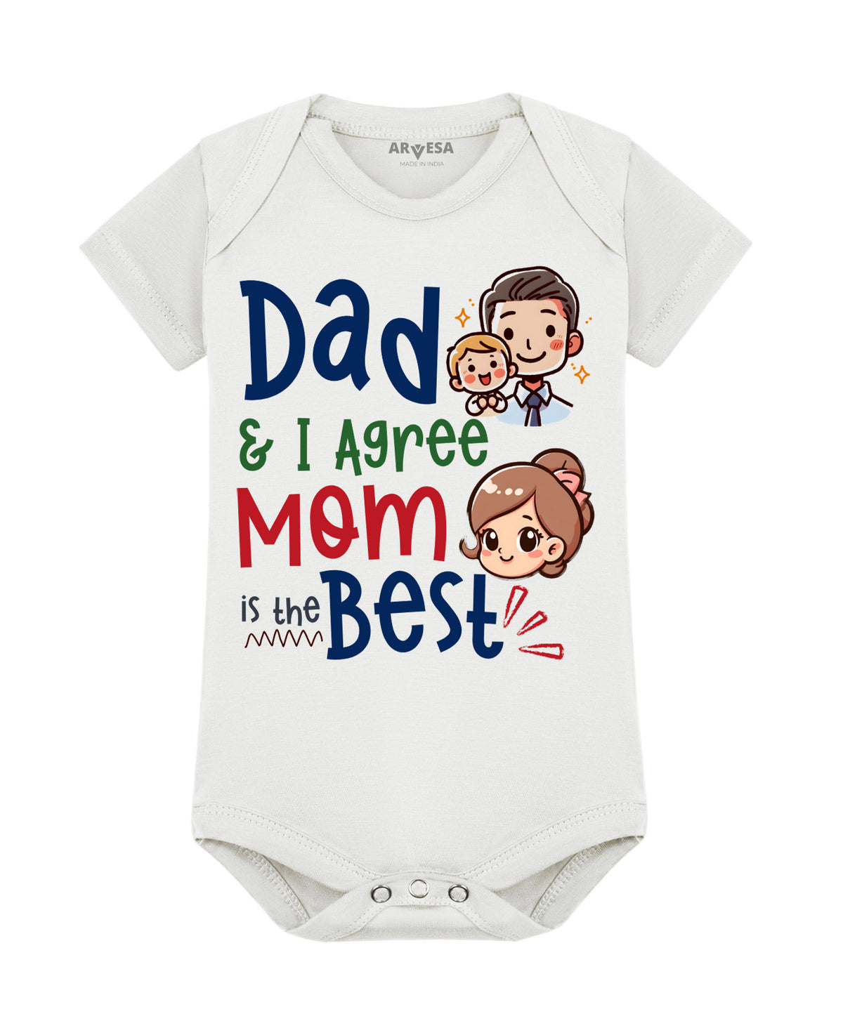 No | Daddy & I Agree Mommy Is Best - Romper