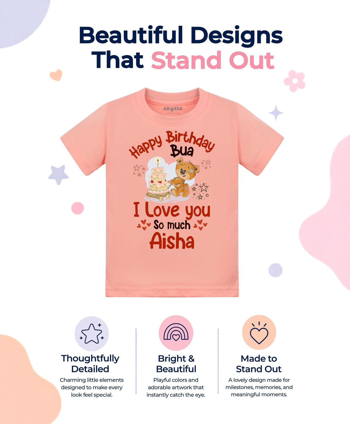 Yes | Happy Birthday Bua Family Birthday - T-shirt