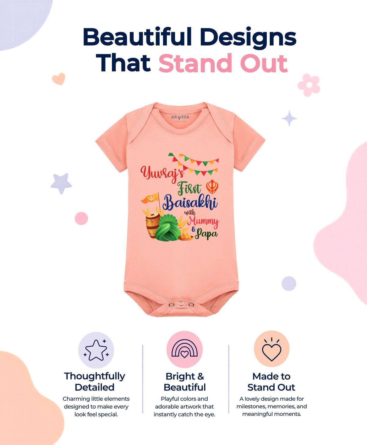 Yes | My First Baisakhi - Romper