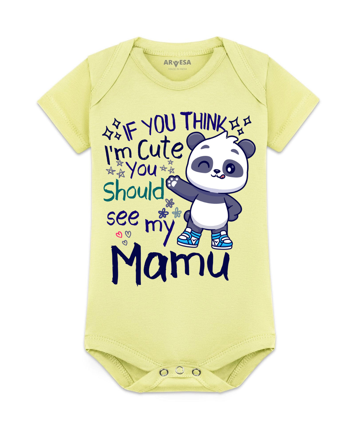 No | I Am Cute You Should See My Mamu - Romper