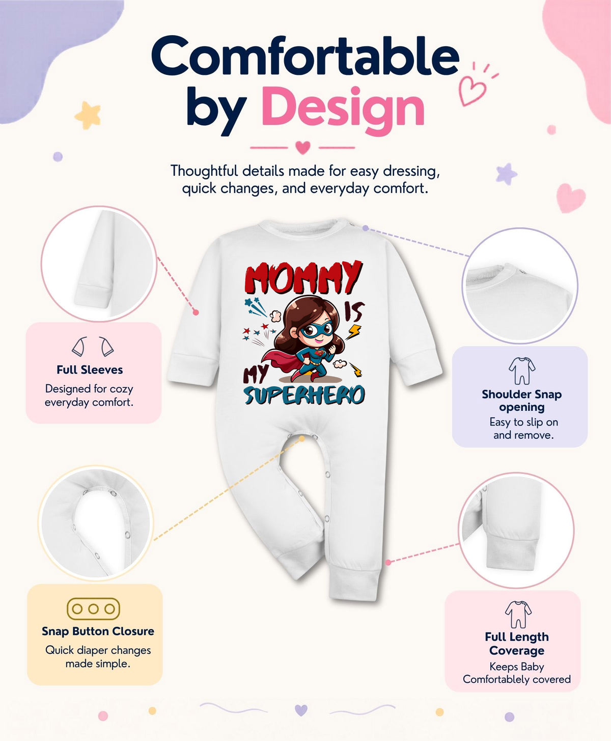 No | Mommy Is My Superhero - Jumpsuit
