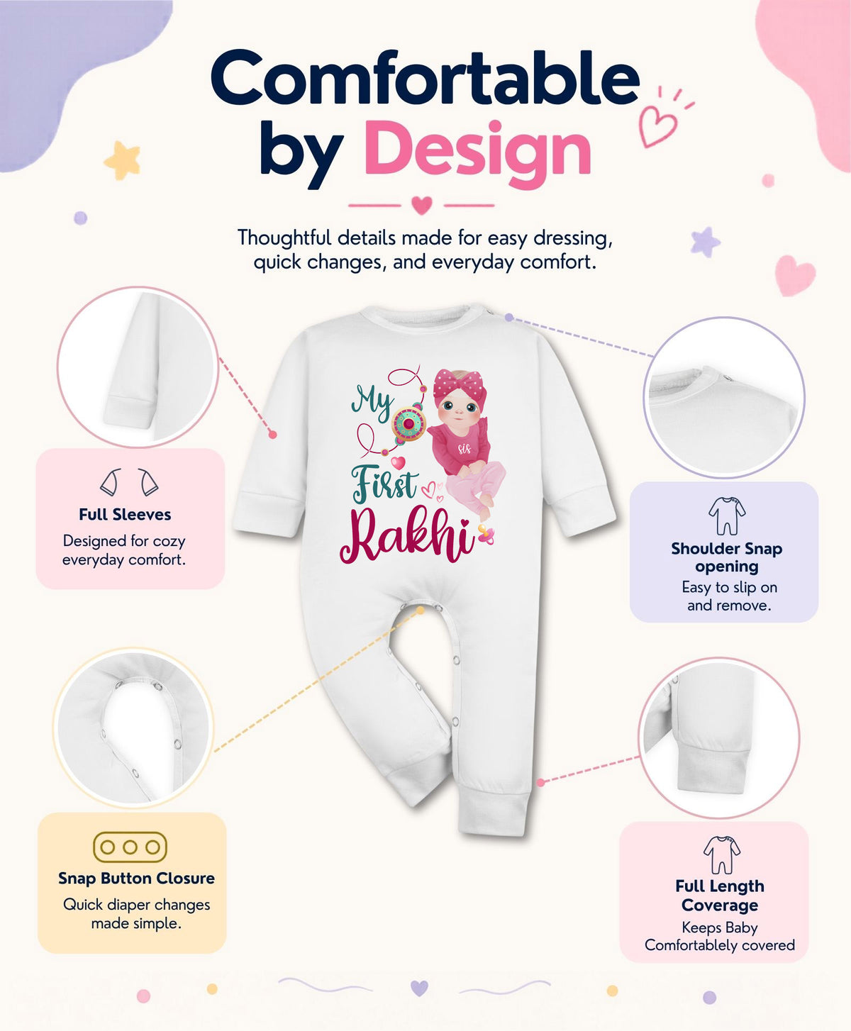 No | My First Rakhi - Jumpsuit