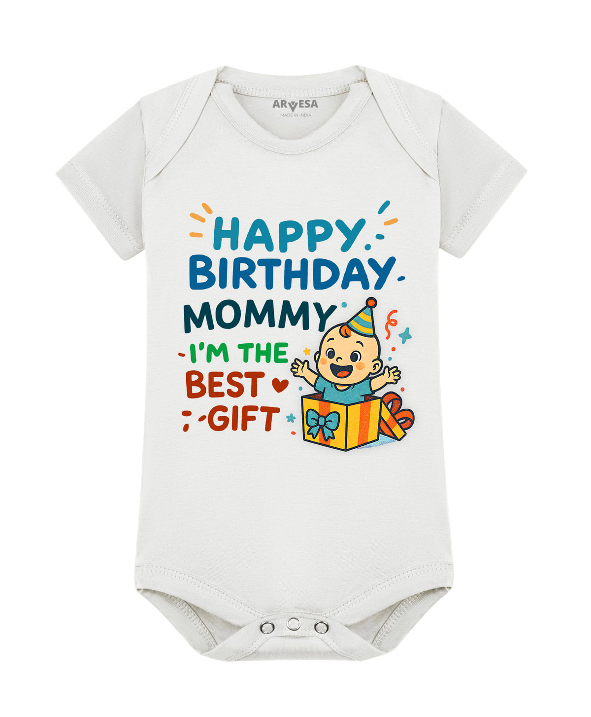 No | Happy Birthday Mommy I'm The Best Gift Mom Birthday - Romper