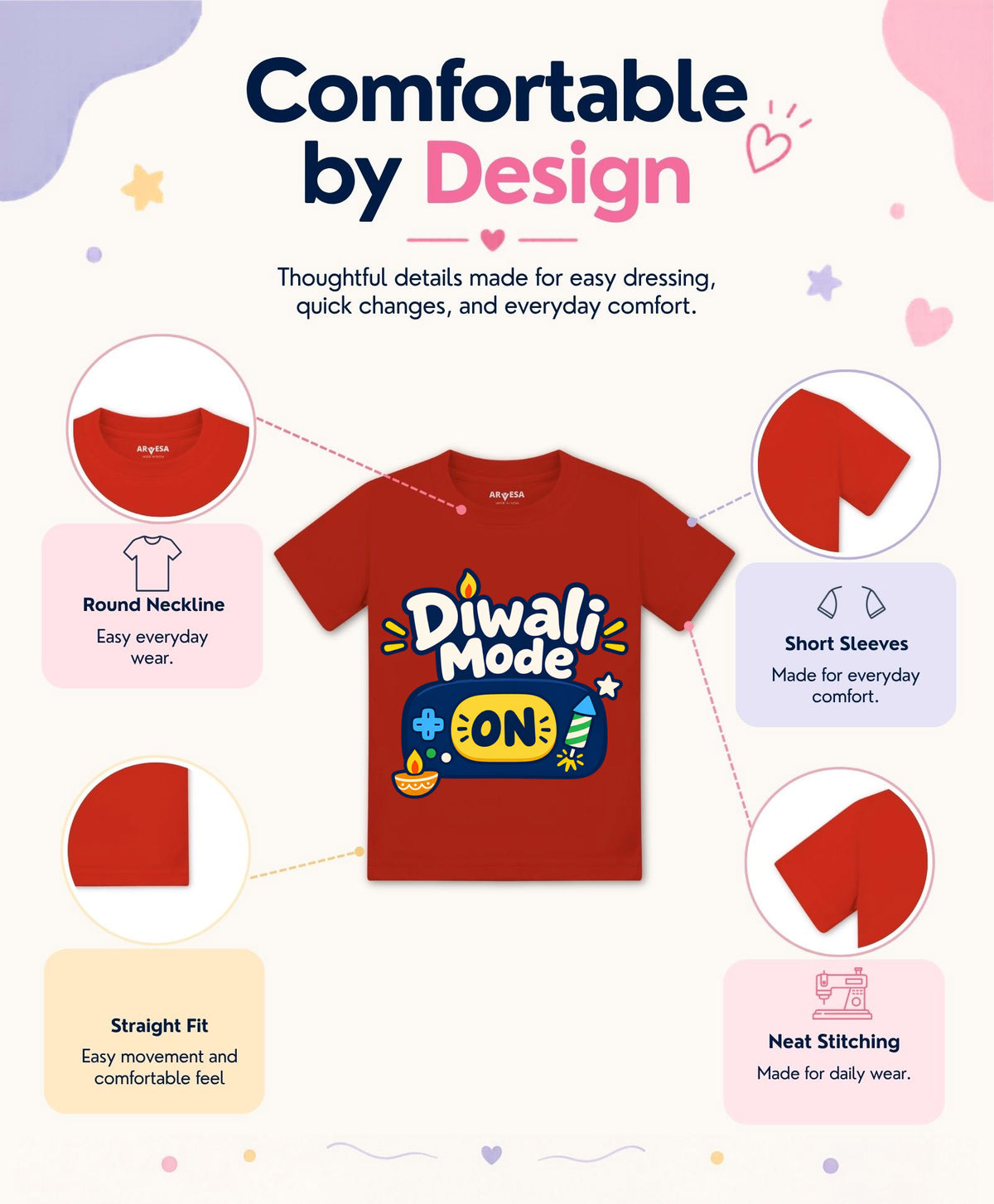 Diwali Mode On - T-shirt