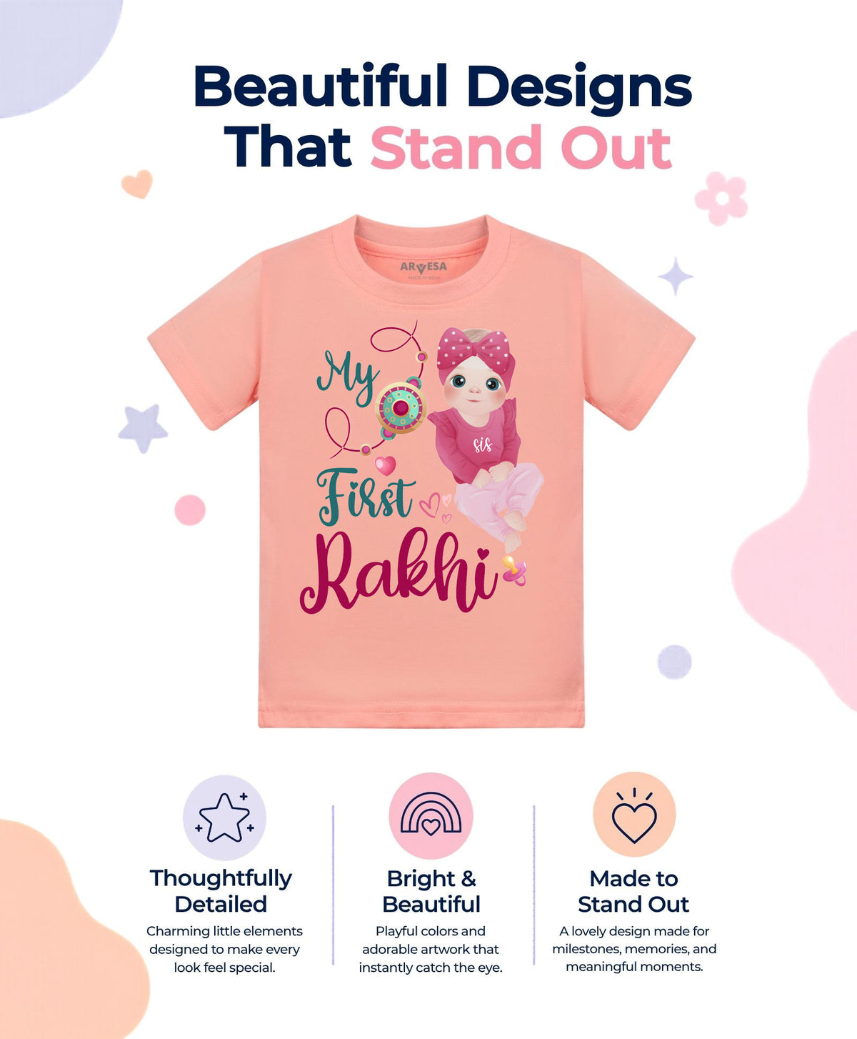 No | My First Rakhi - T-shirt