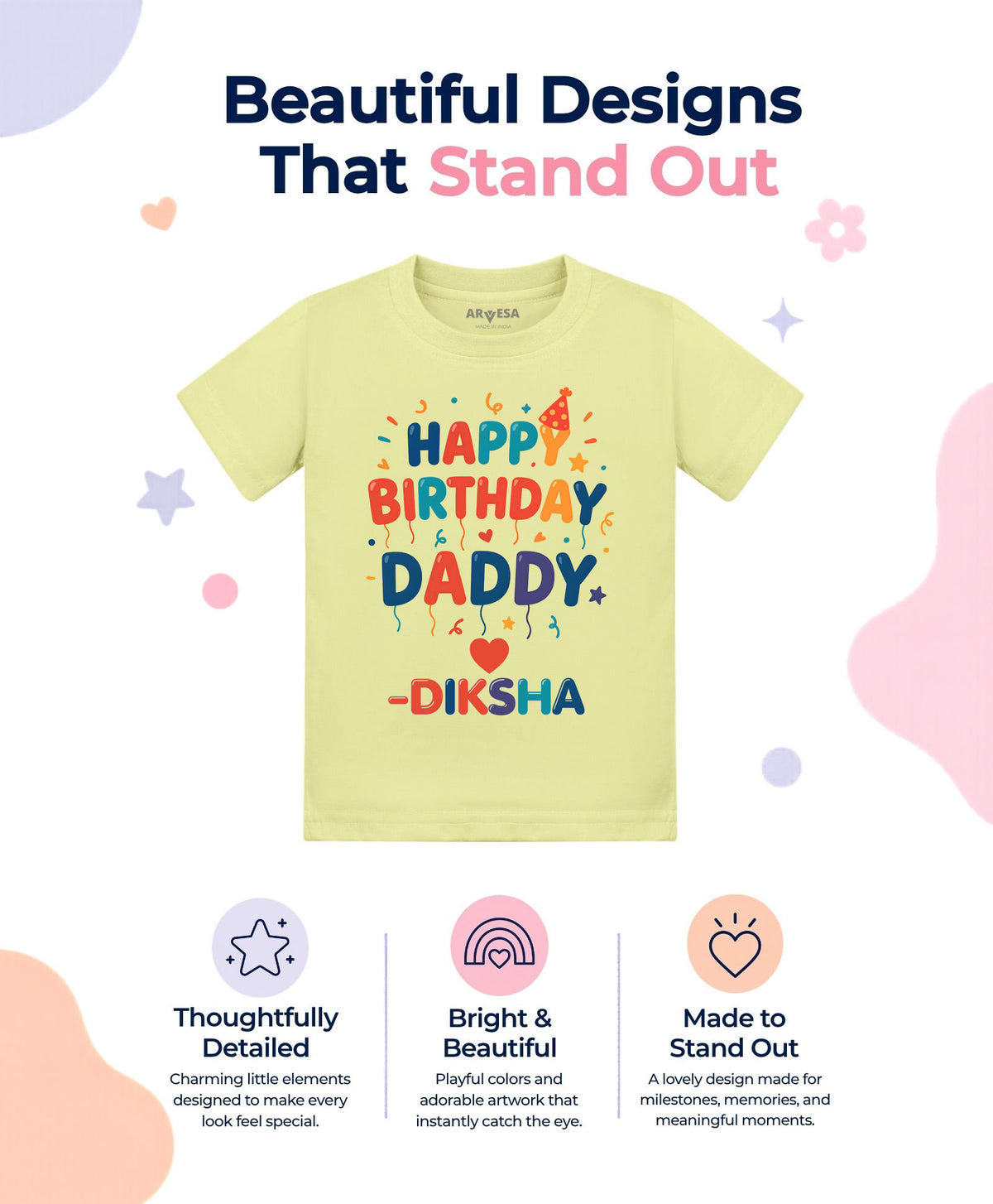 Yes | Happy Birthday Daddy Dad Birthday - T-shirt