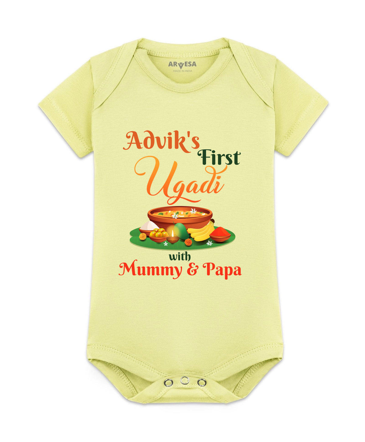 Yes | My First Ugadi - Romper