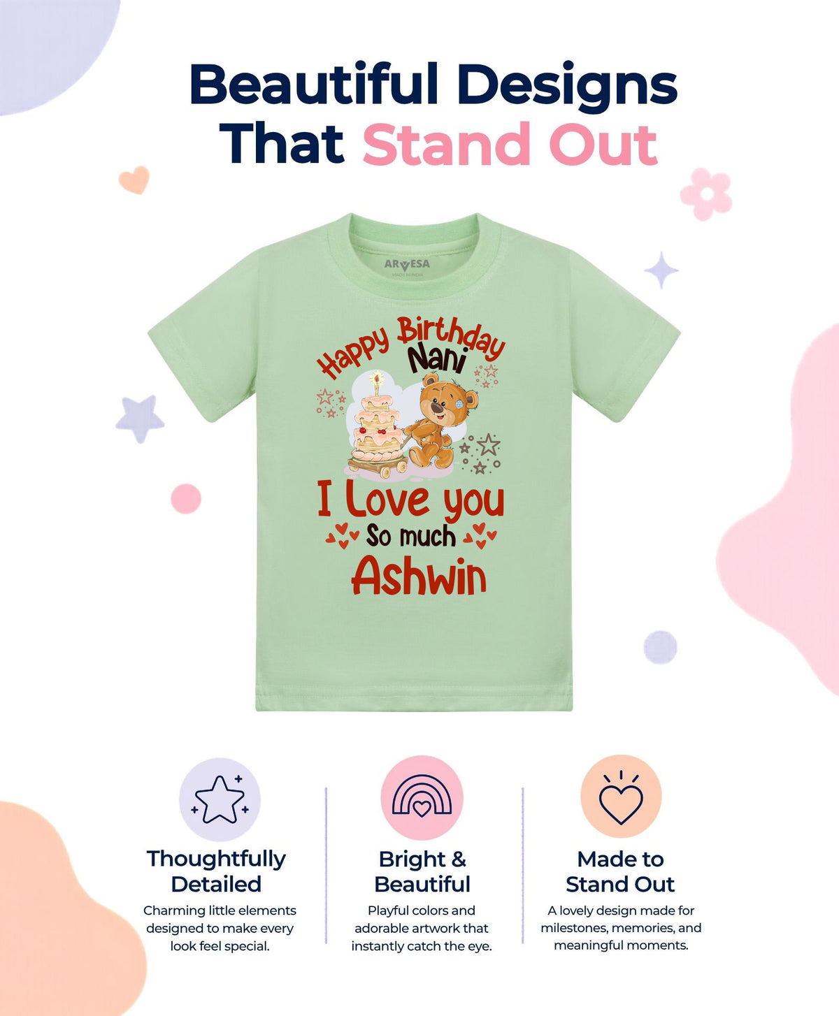 Yes | Happy Birthday Nani Family Birthday - T-shirt