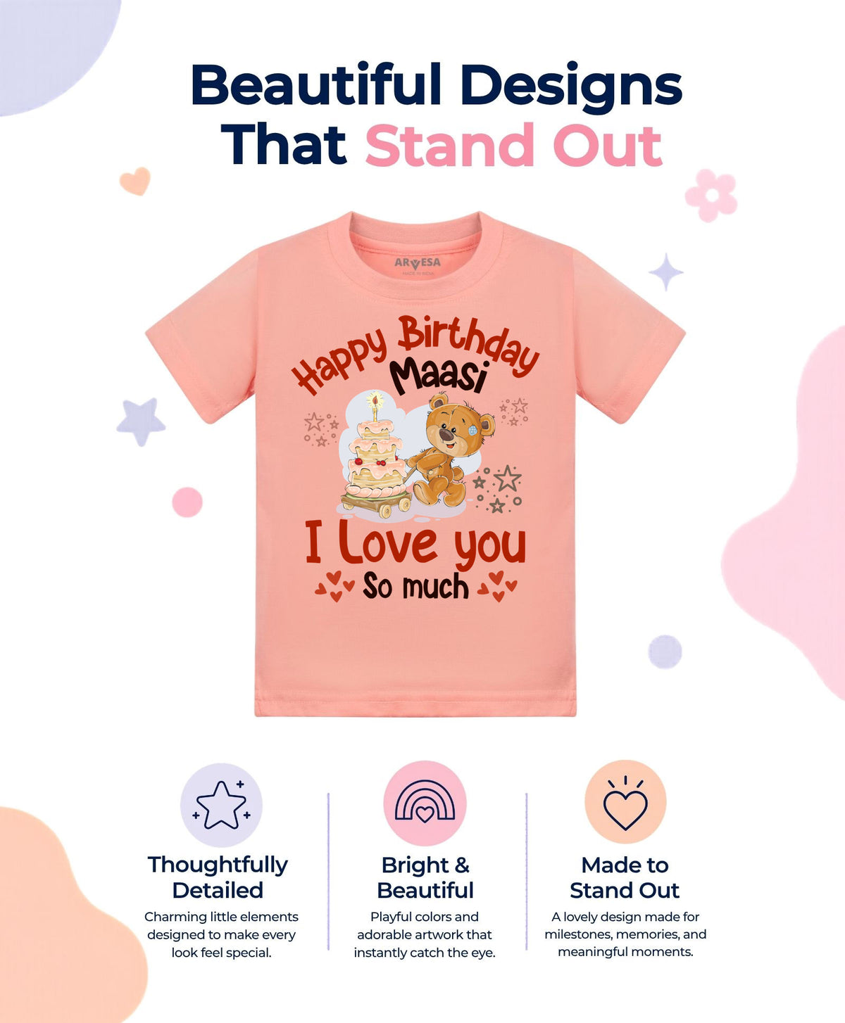 No | Happy Birthday Maasi Family Birthday - T-shirt