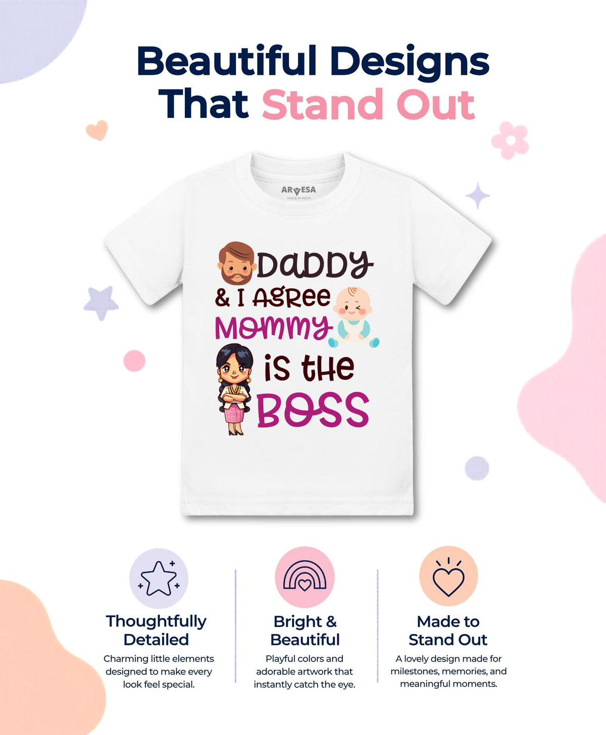 No | Daddy & I Agree Mommy Is Boss - T-shirt