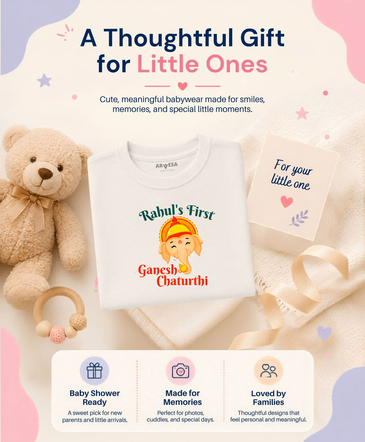 Yes | My First Ganesh Chaturthi - T-shirt