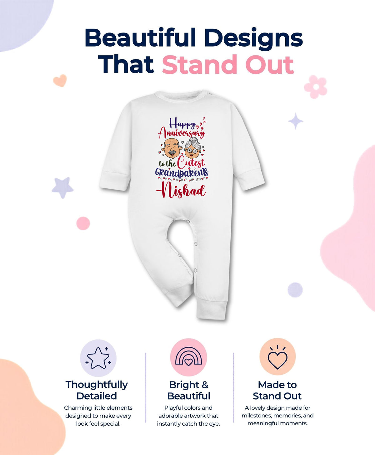 Yes | Happy Anniversay GrandParents Family Anniversary - Jumpsuit