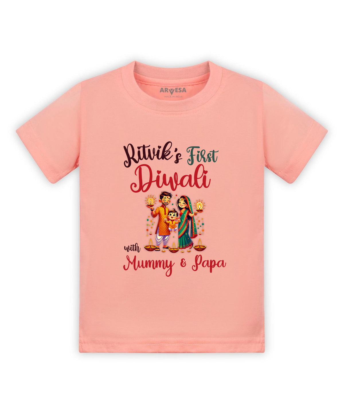 Yes | My First Diwali - T-shirt