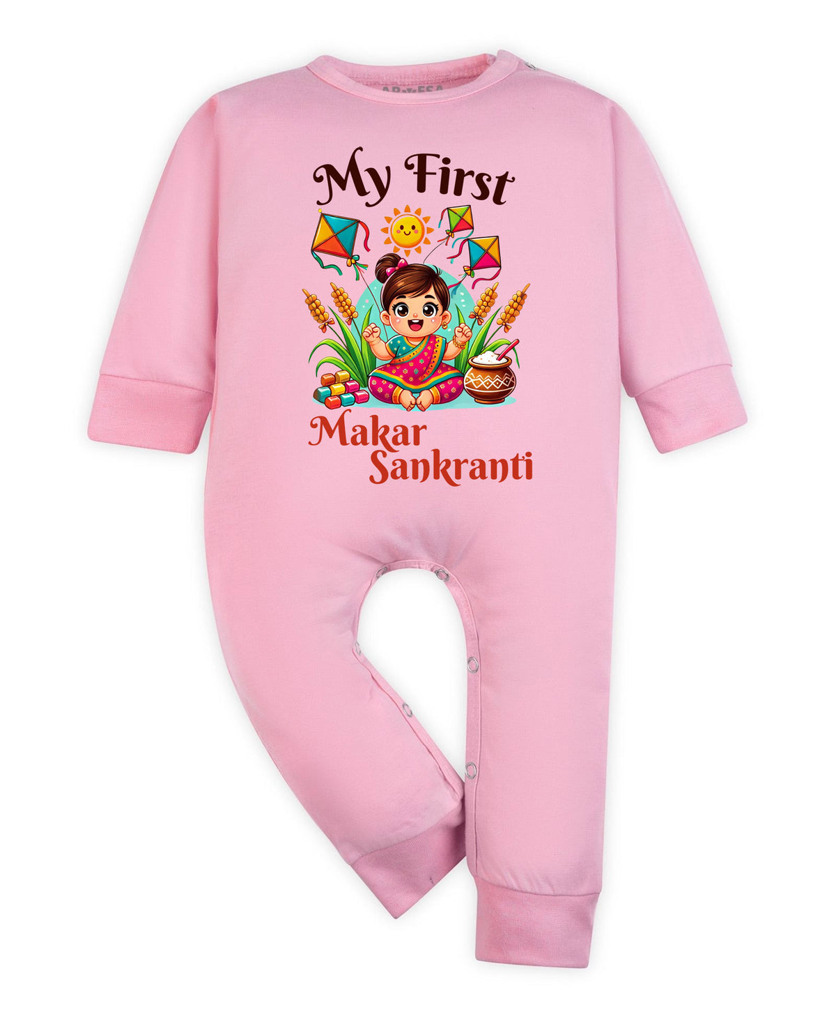 No | My First Makar sankranti - Jumpsuit