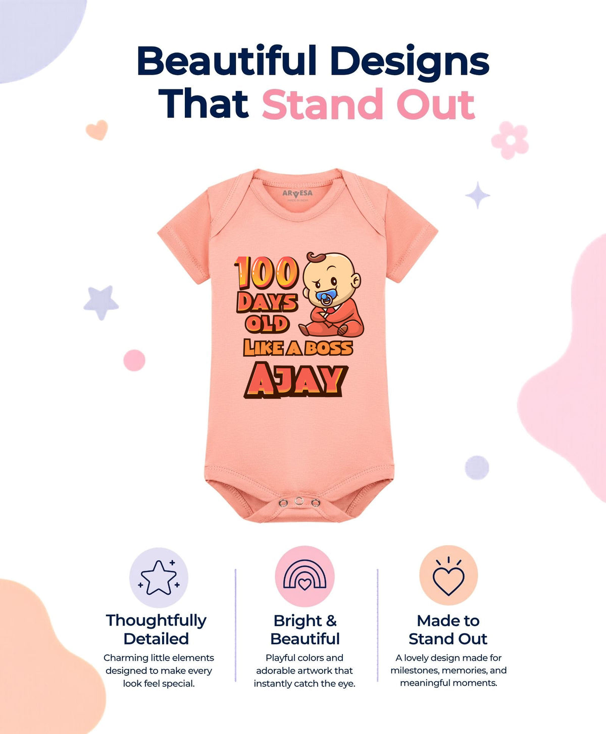 Yes | 100 Days Birthday - Romper