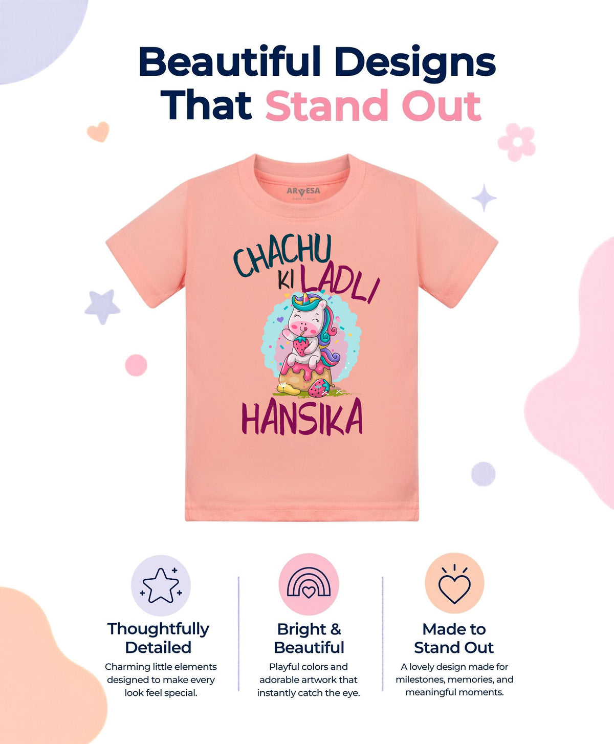 Yes | Chachu Ki Ladli - T-shirt