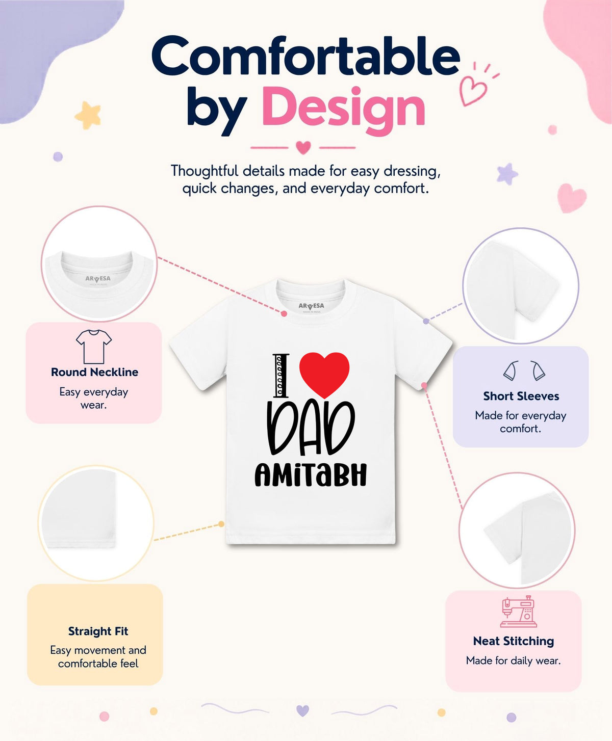 Yes | I Love Dad - T-shirt