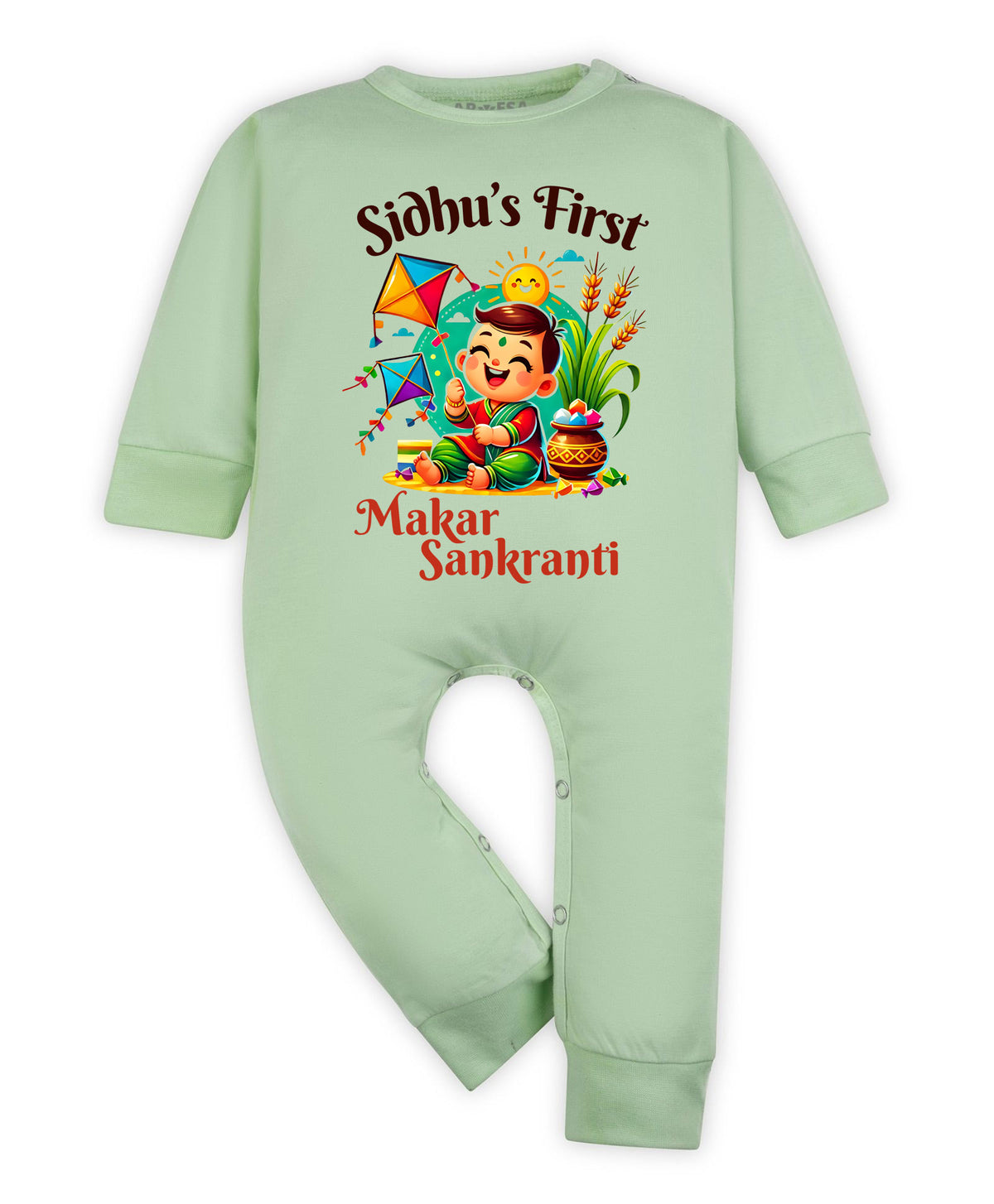 Yes | My First Makar sankranti - Jumpsuit