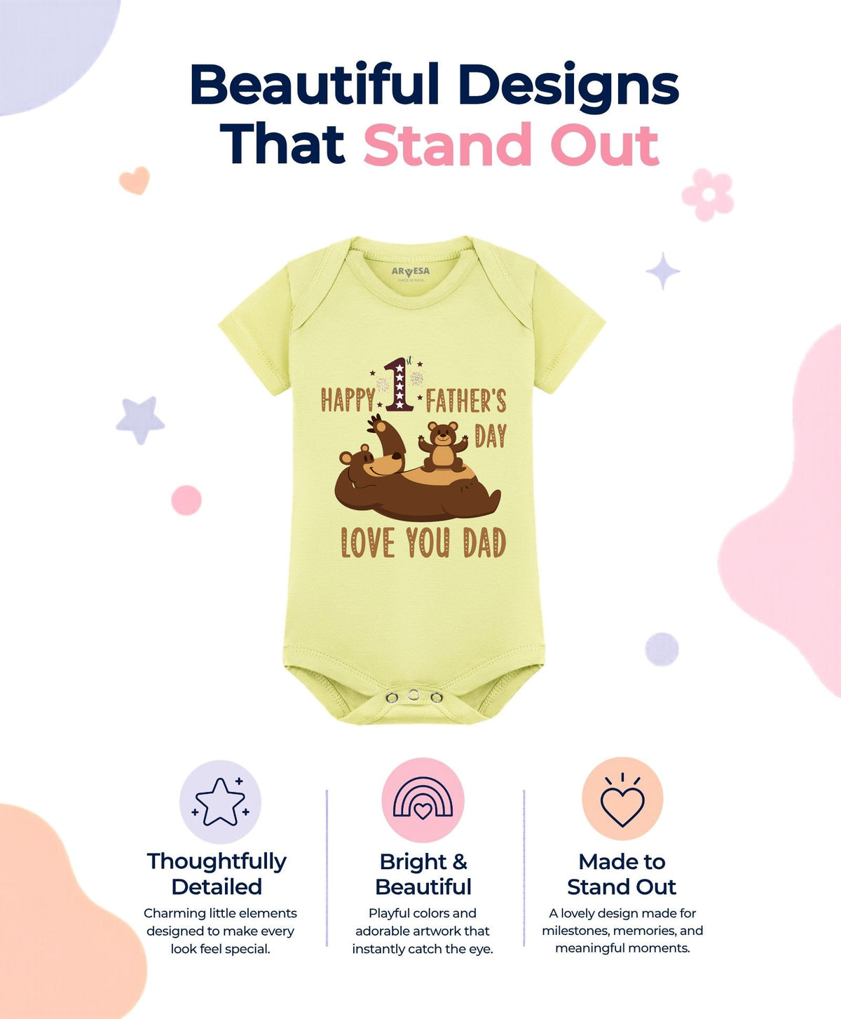 No | Happy Father Days - Romper