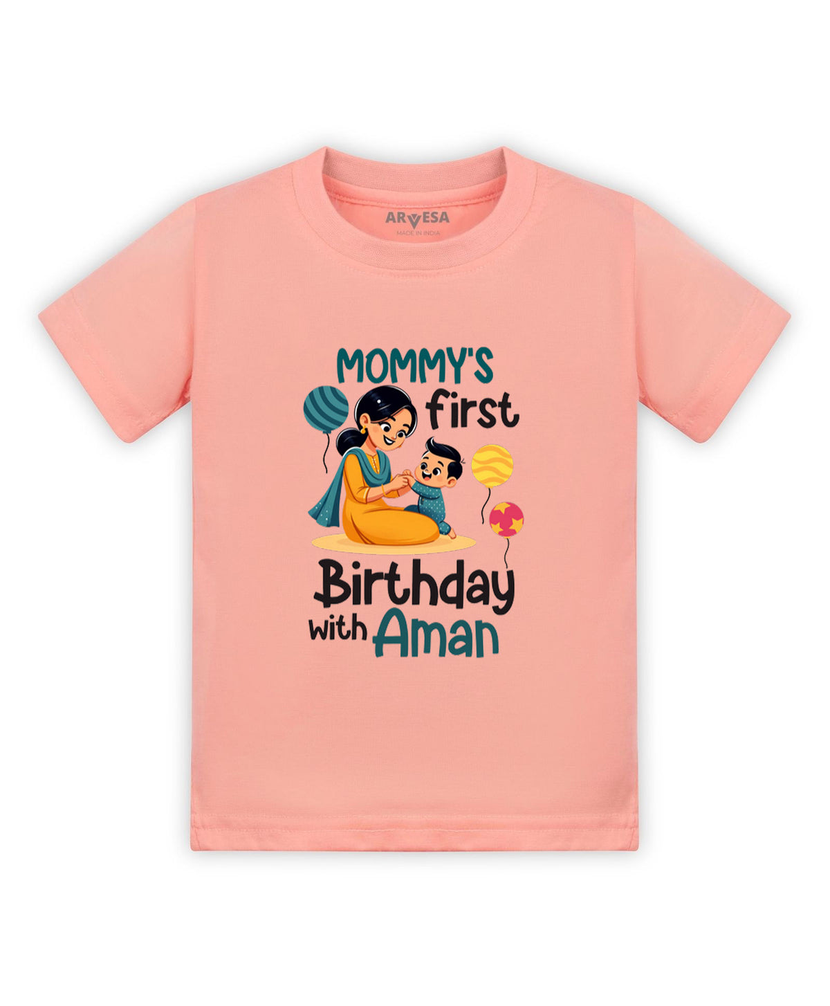 Yes | Mommy First Birthday With Me Mom Birthday - T-shirt