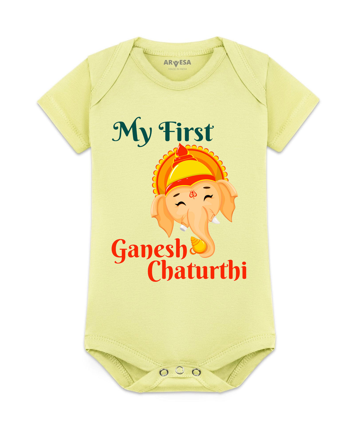 No | My First Ganesh Chaturthi - Romper