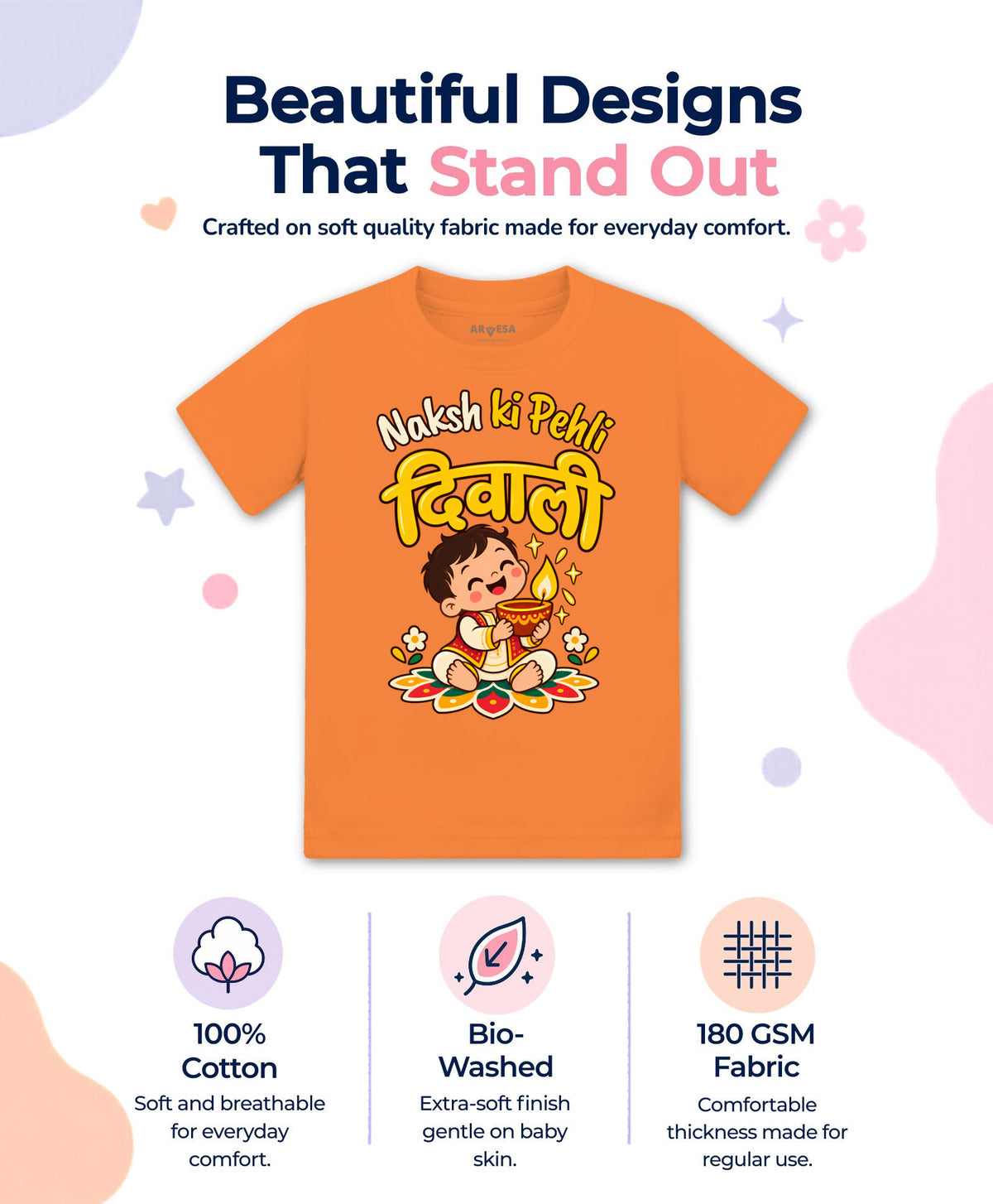 Yes | Meri Pehli Diwali - T-shirt