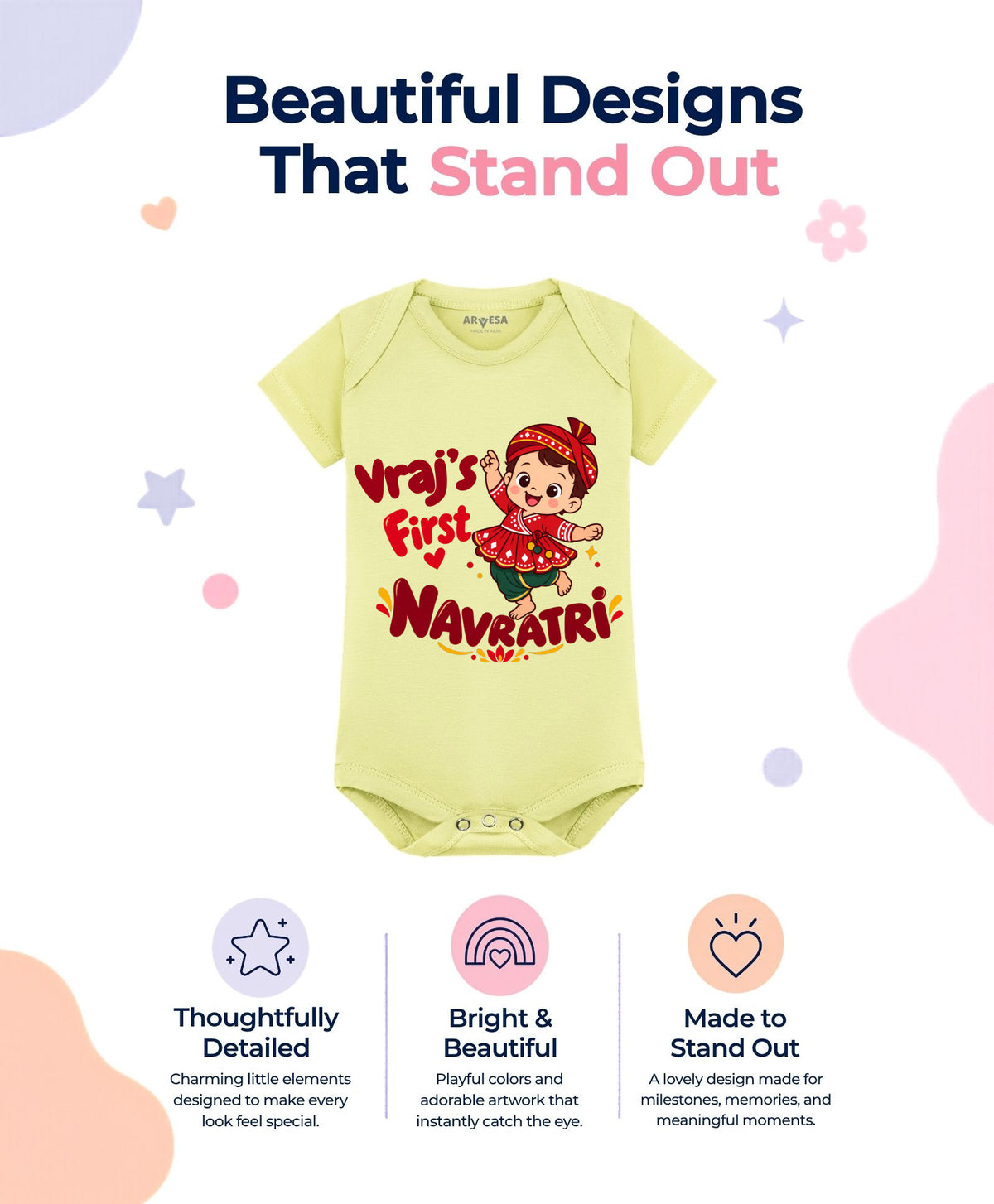 Yes | My First Navratri - Romper