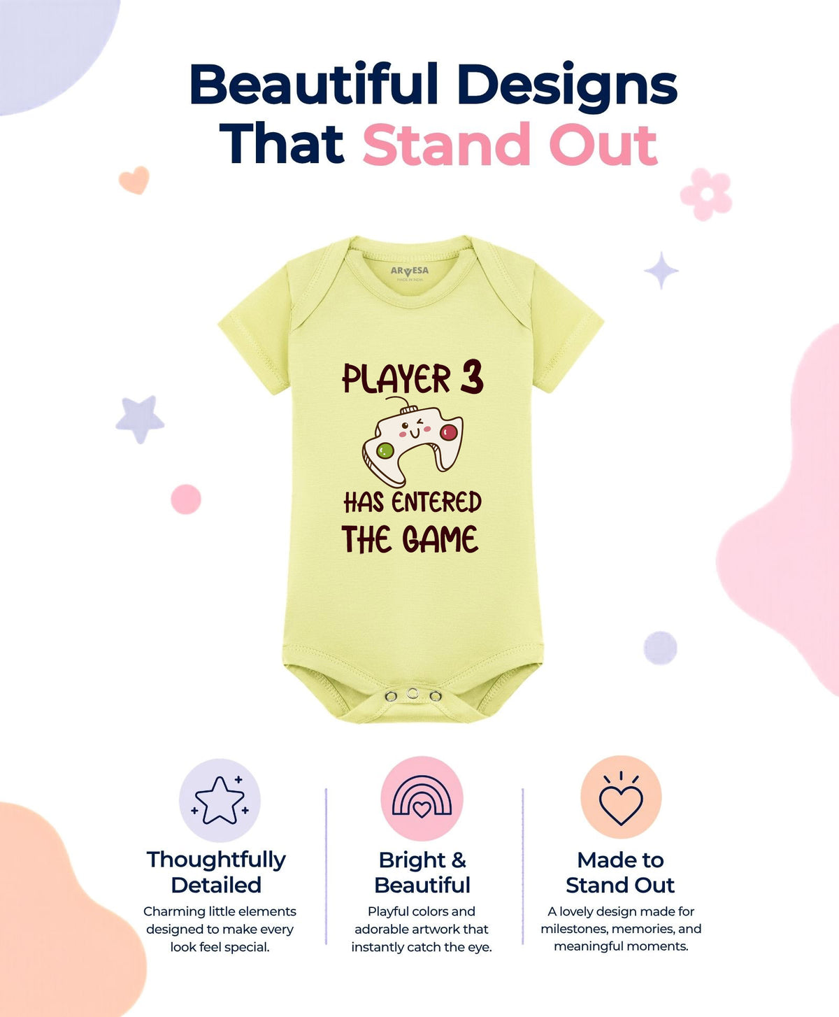 No | Player 3 Entered The Game Quirky - Romper