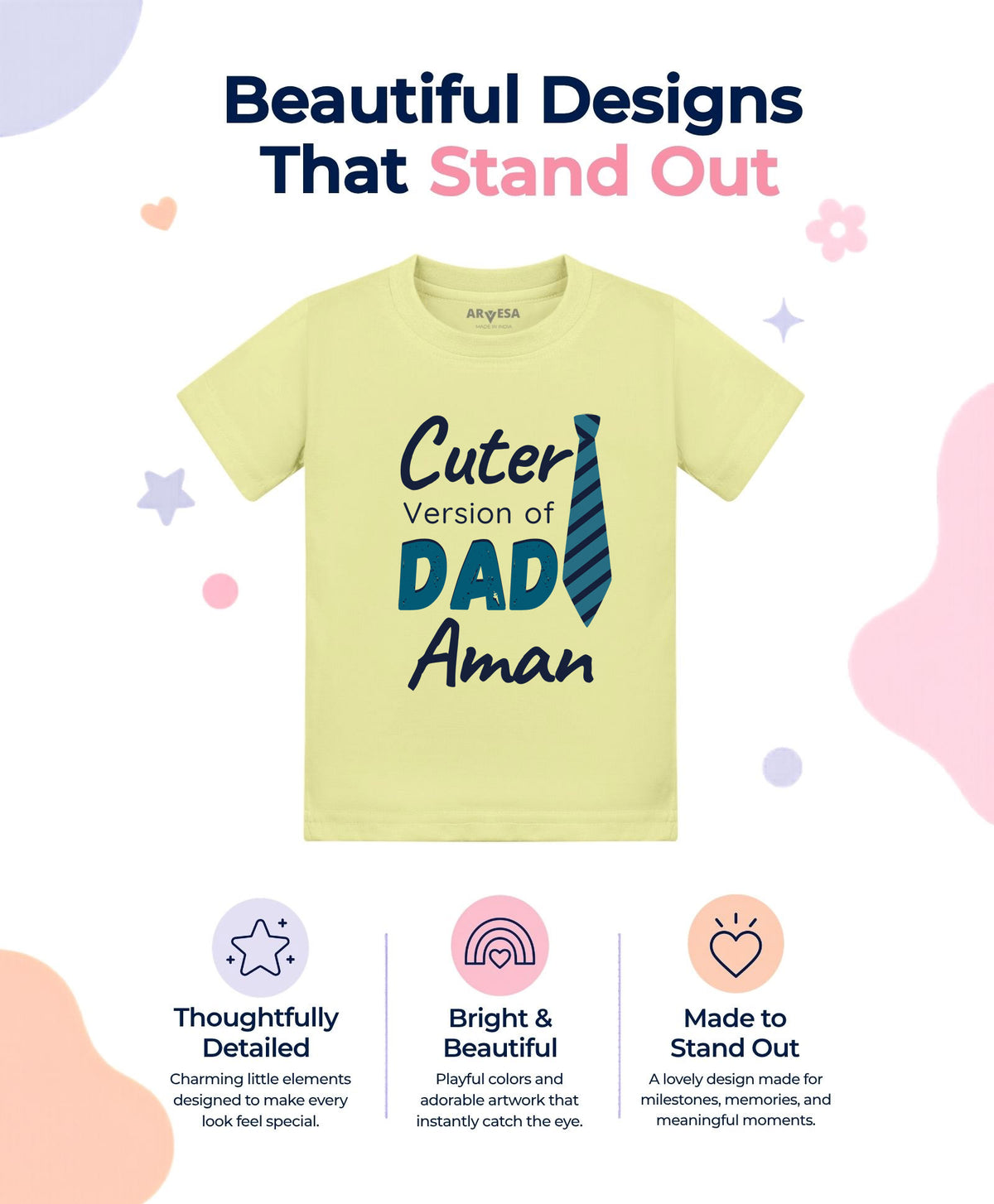 Yes | Cutest Version Of Dad - T-shirt