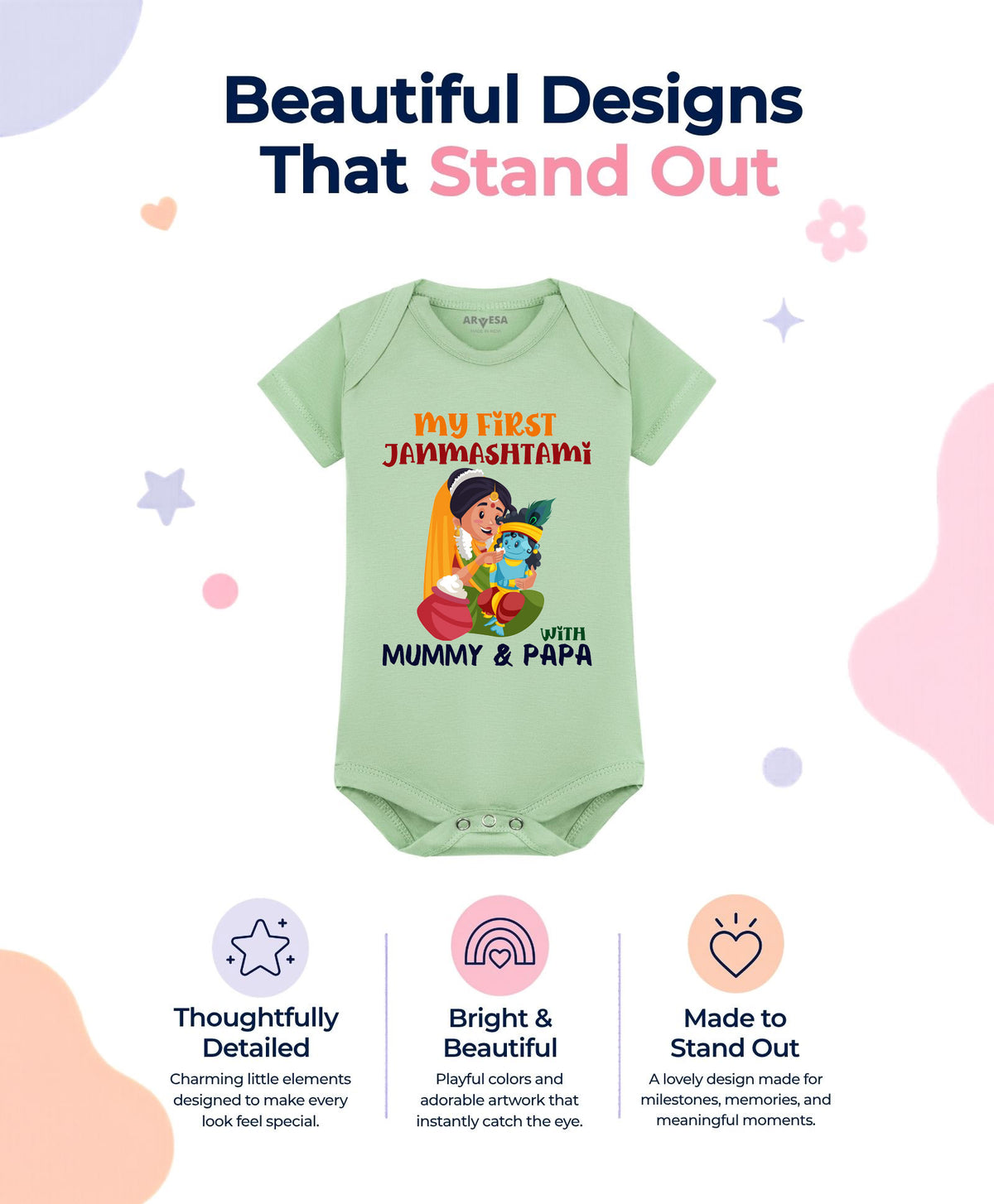 No | My First Janmashtami - Romper